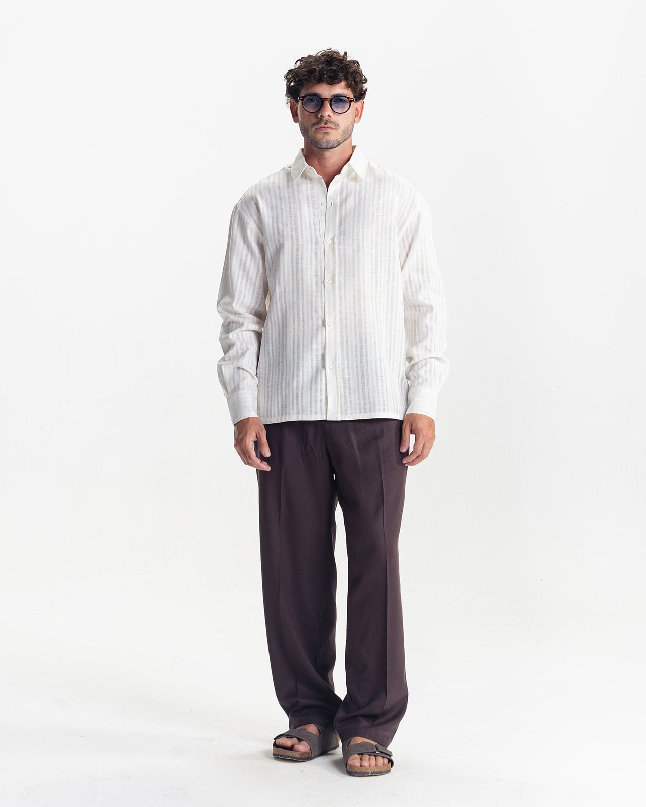 MARCELLO STRIPED LINEN SHIRT