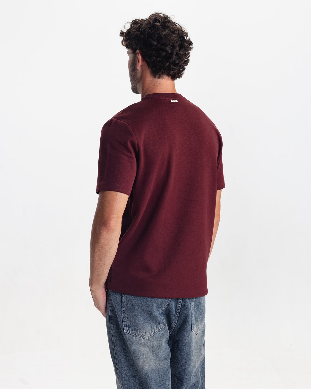 THE INITIAL T-SHIRT - MAROON