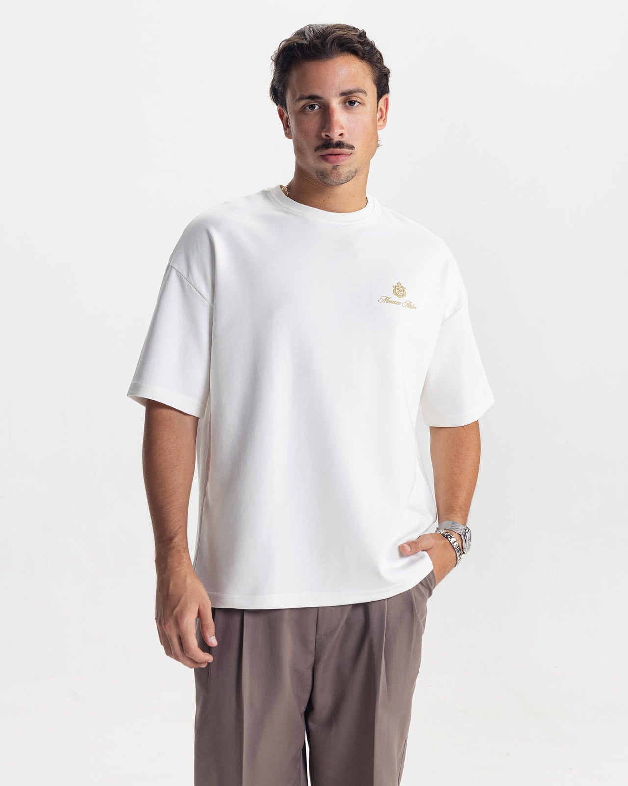 CASA ROYALE TEE - WHITE