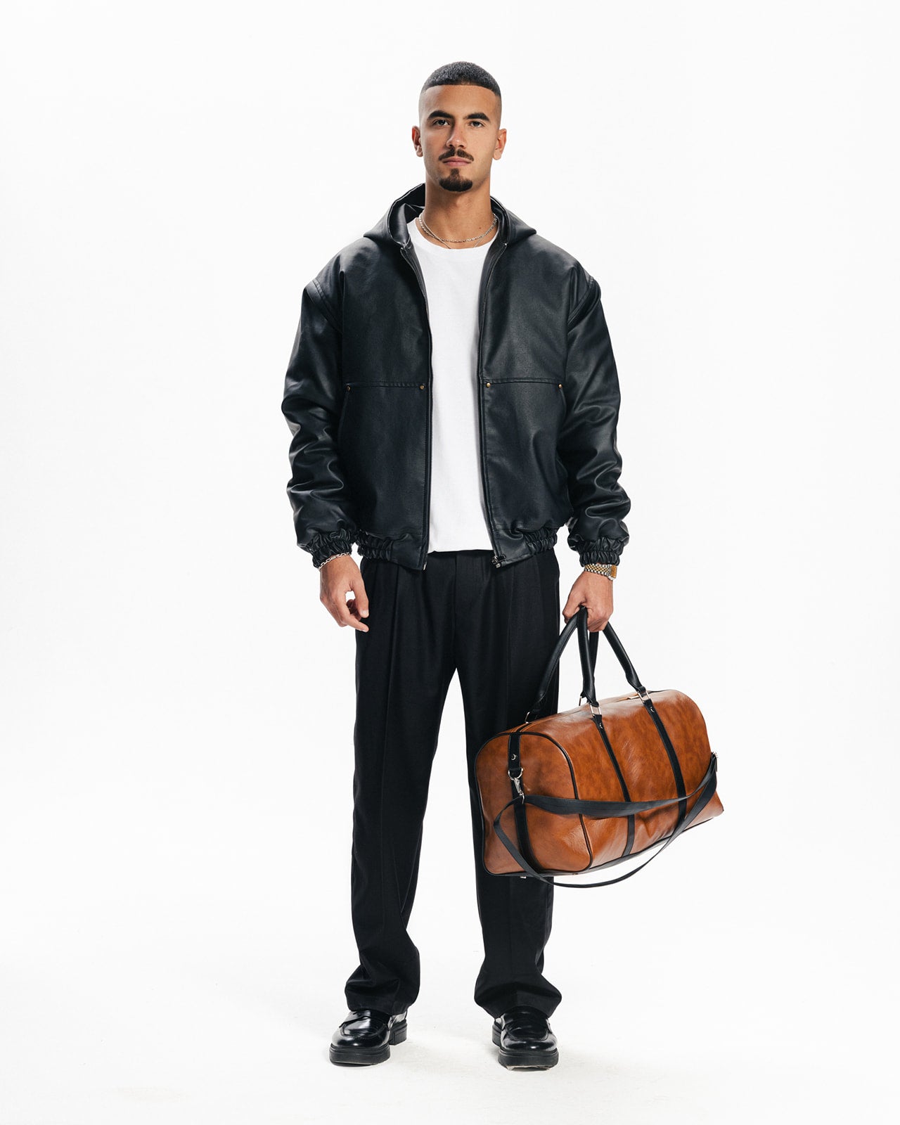 THE ORIGINAL DUFFLE - COGNAC NERO