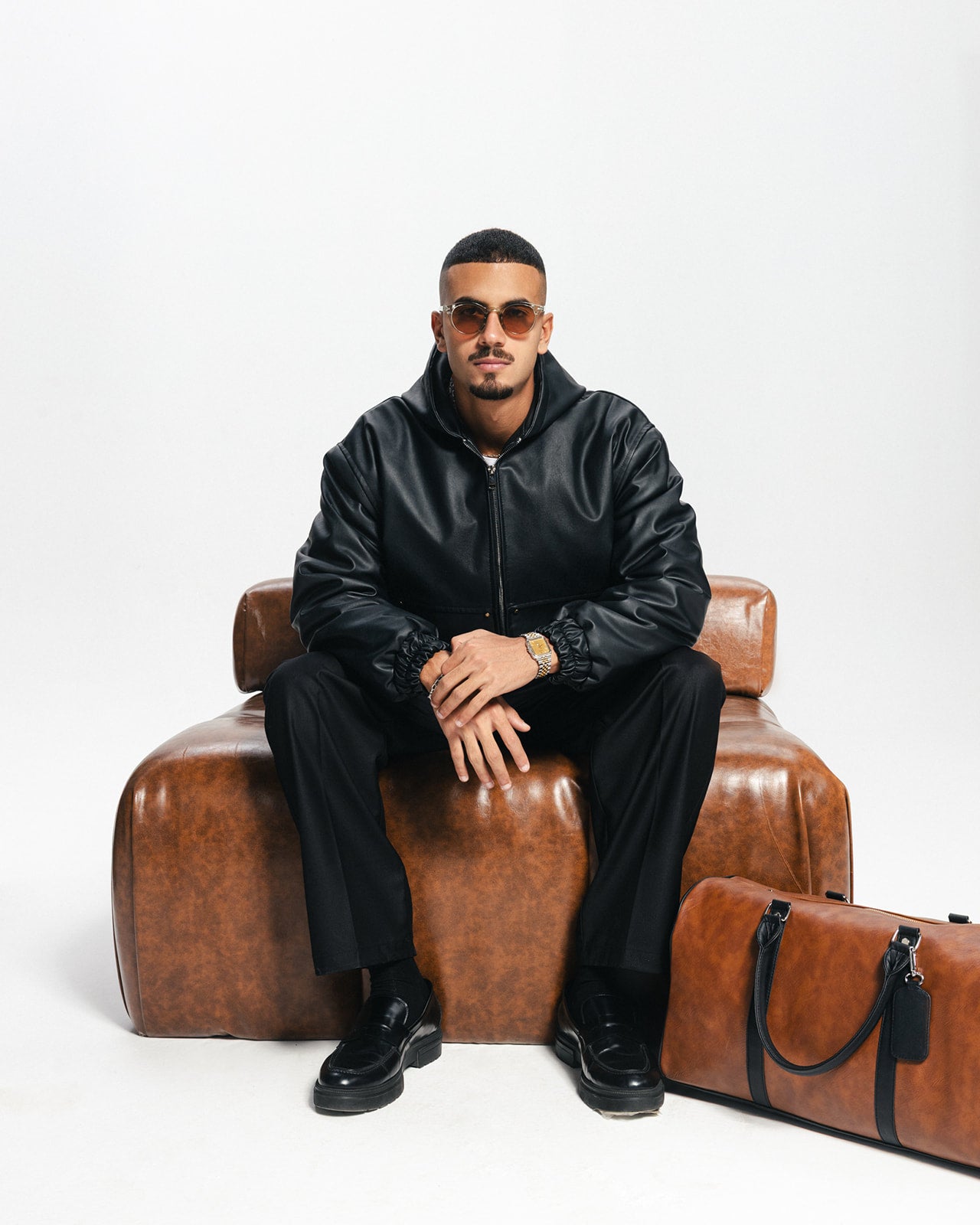 THE ORIGINAL DUFFLE - COGNAC NERO