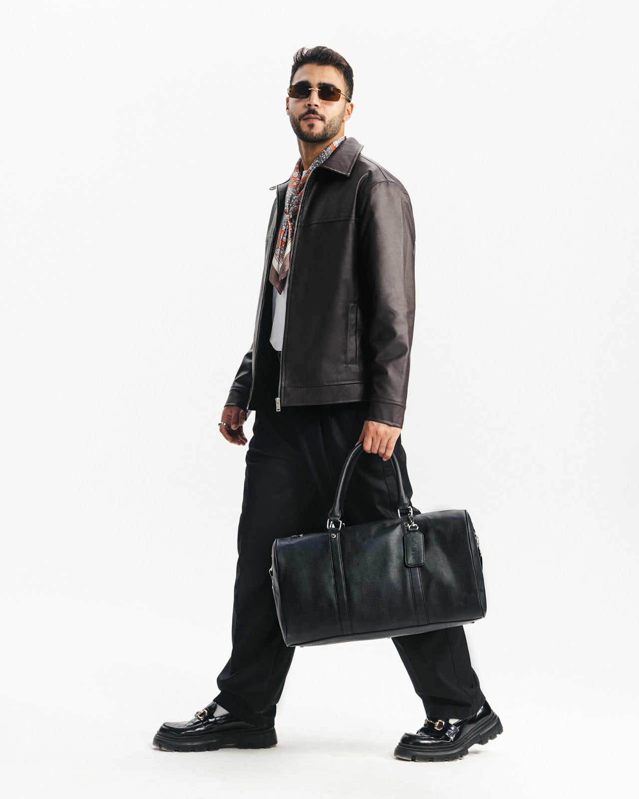 LEGACY LEATHER JACKET - BROWN