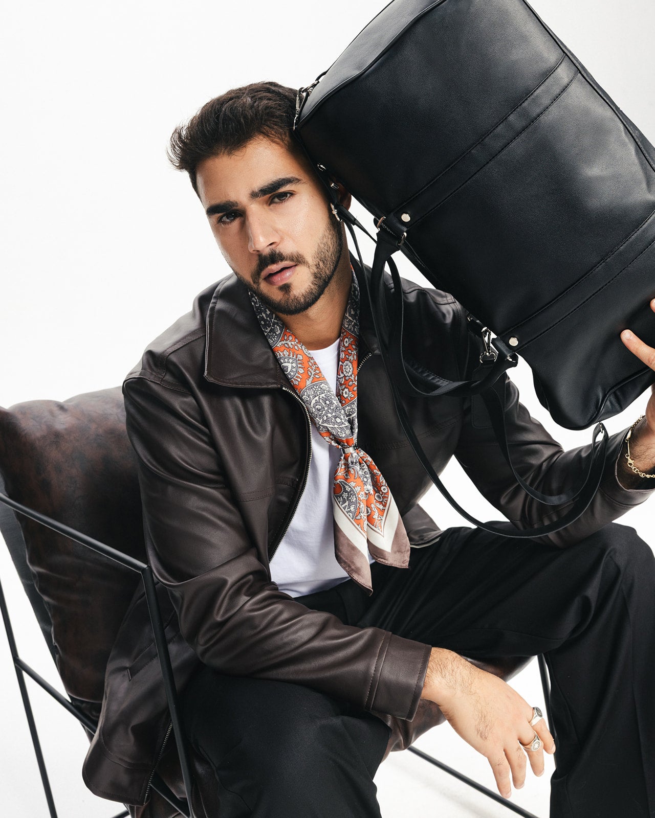 LEGACY LEATHER JACKET - BROWN