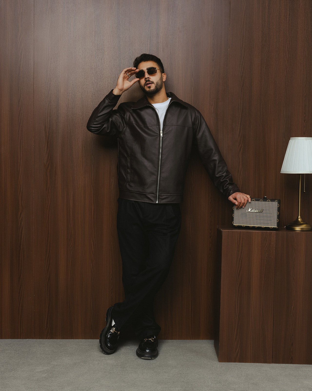 TAILORED PANTS - BLACK