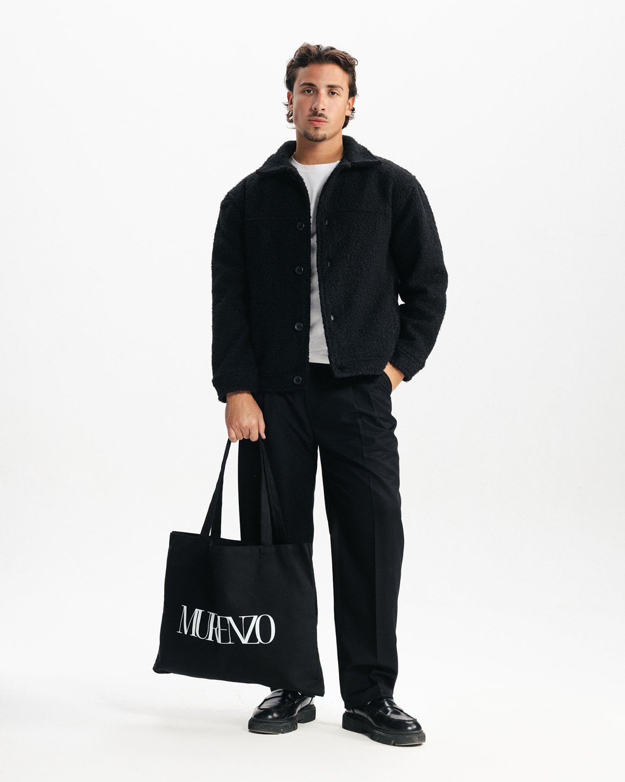 TAILORED PANTS - BLACK