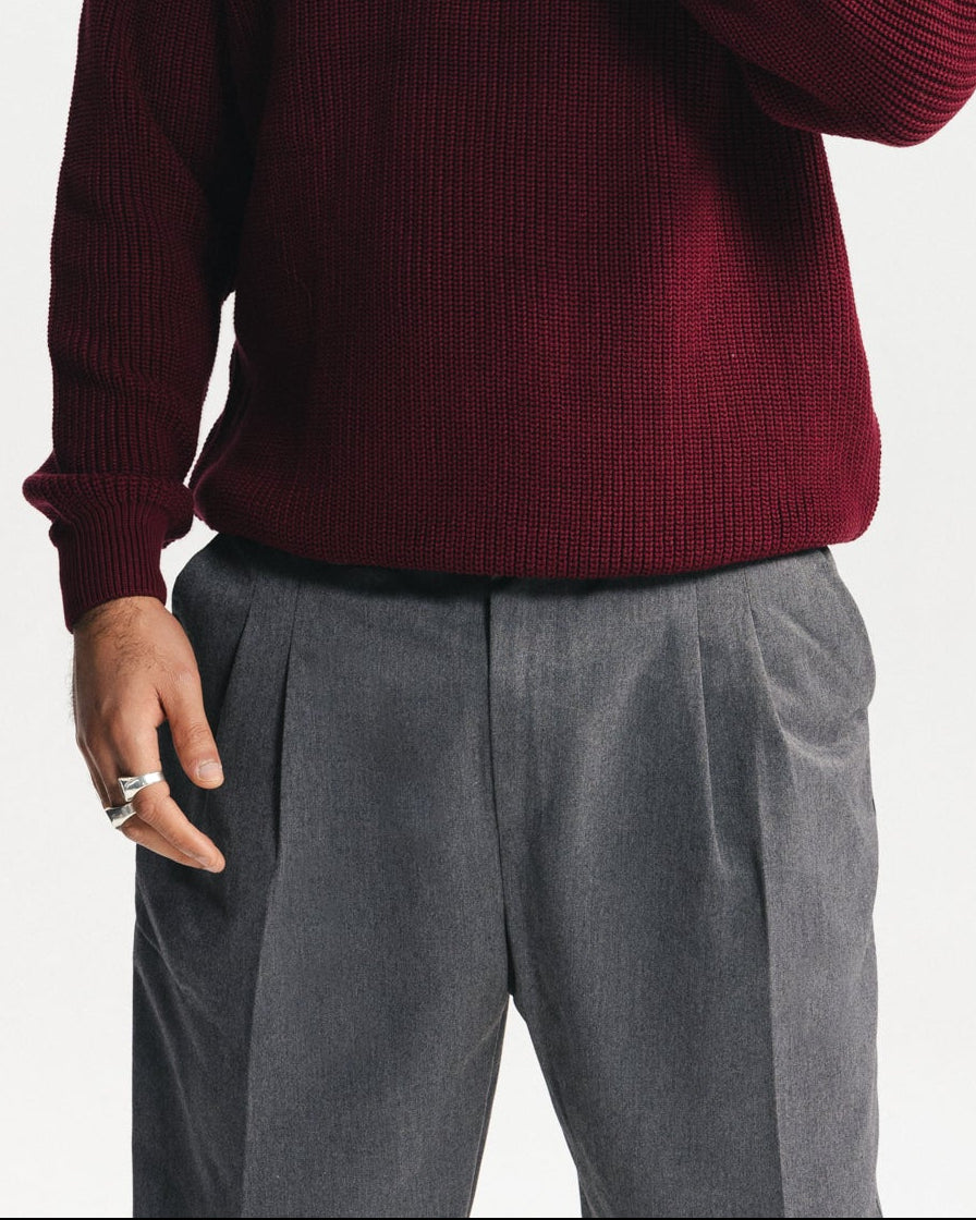 TAILORED PANTS - GREY