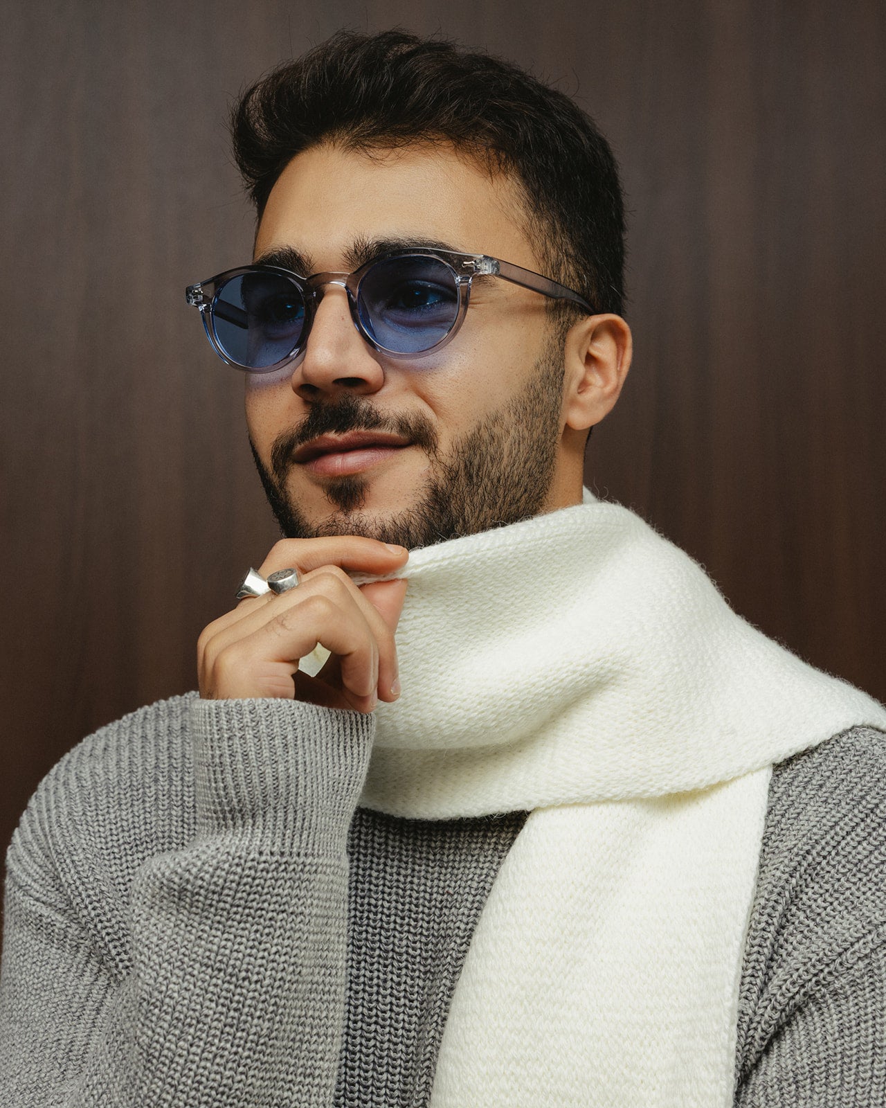 MODERNO SCARF - WHITE