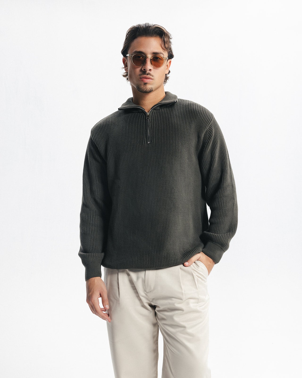 TAILORED PANTS - BEIGE