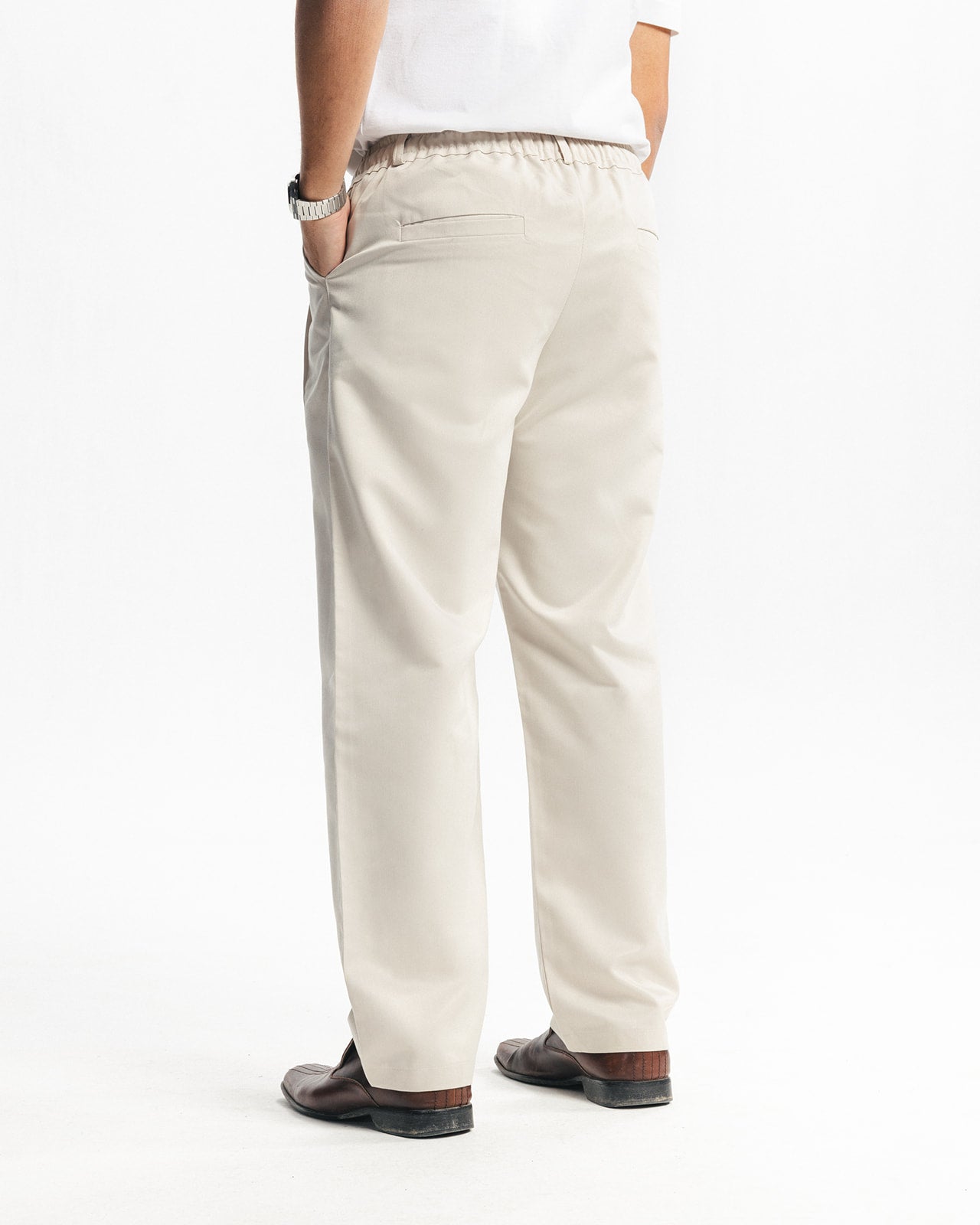 TAILORED PANTS - BEIGE
