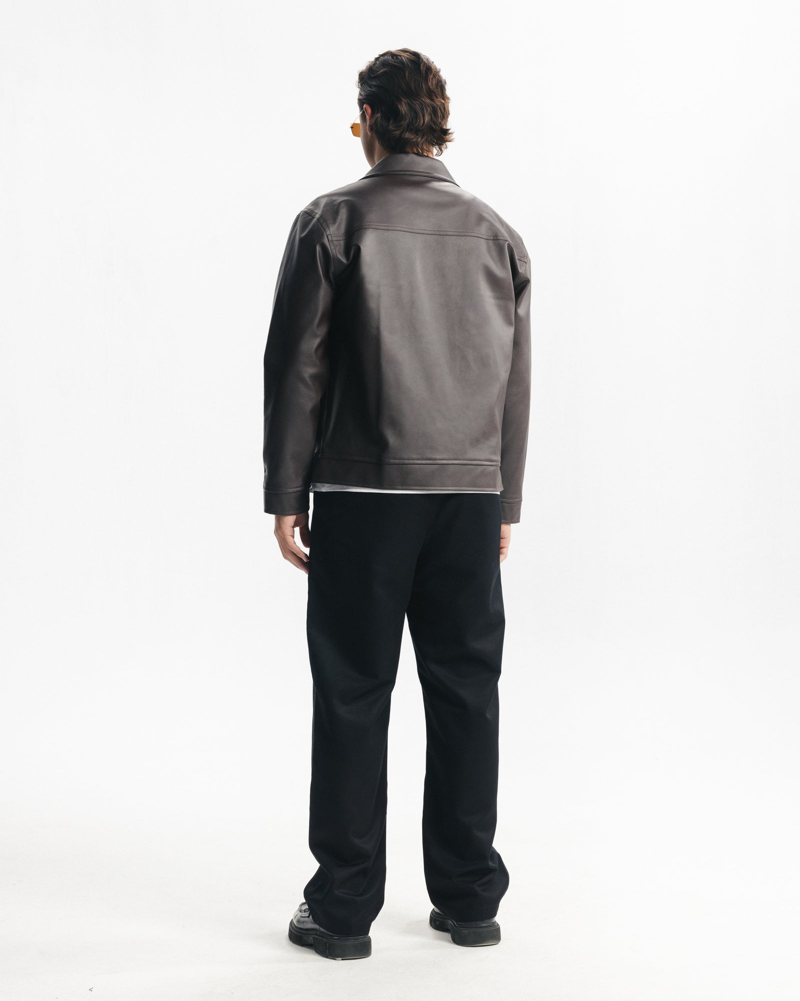 LEGACY LEATHER JACKET - BROWN