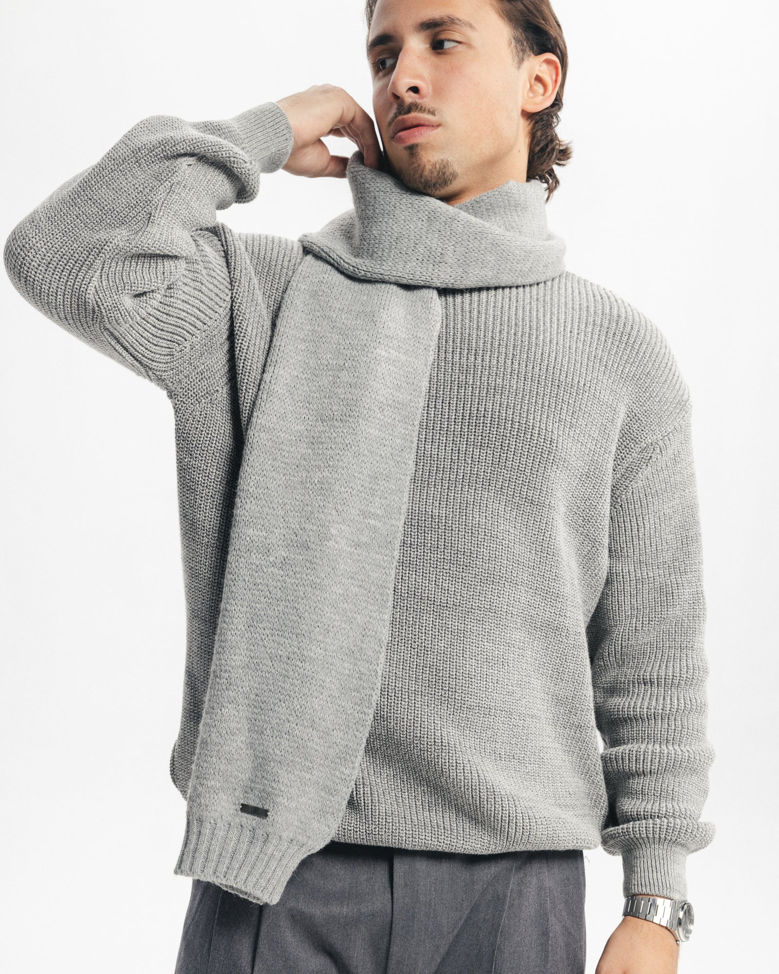 MODERNO SCARF - GREY