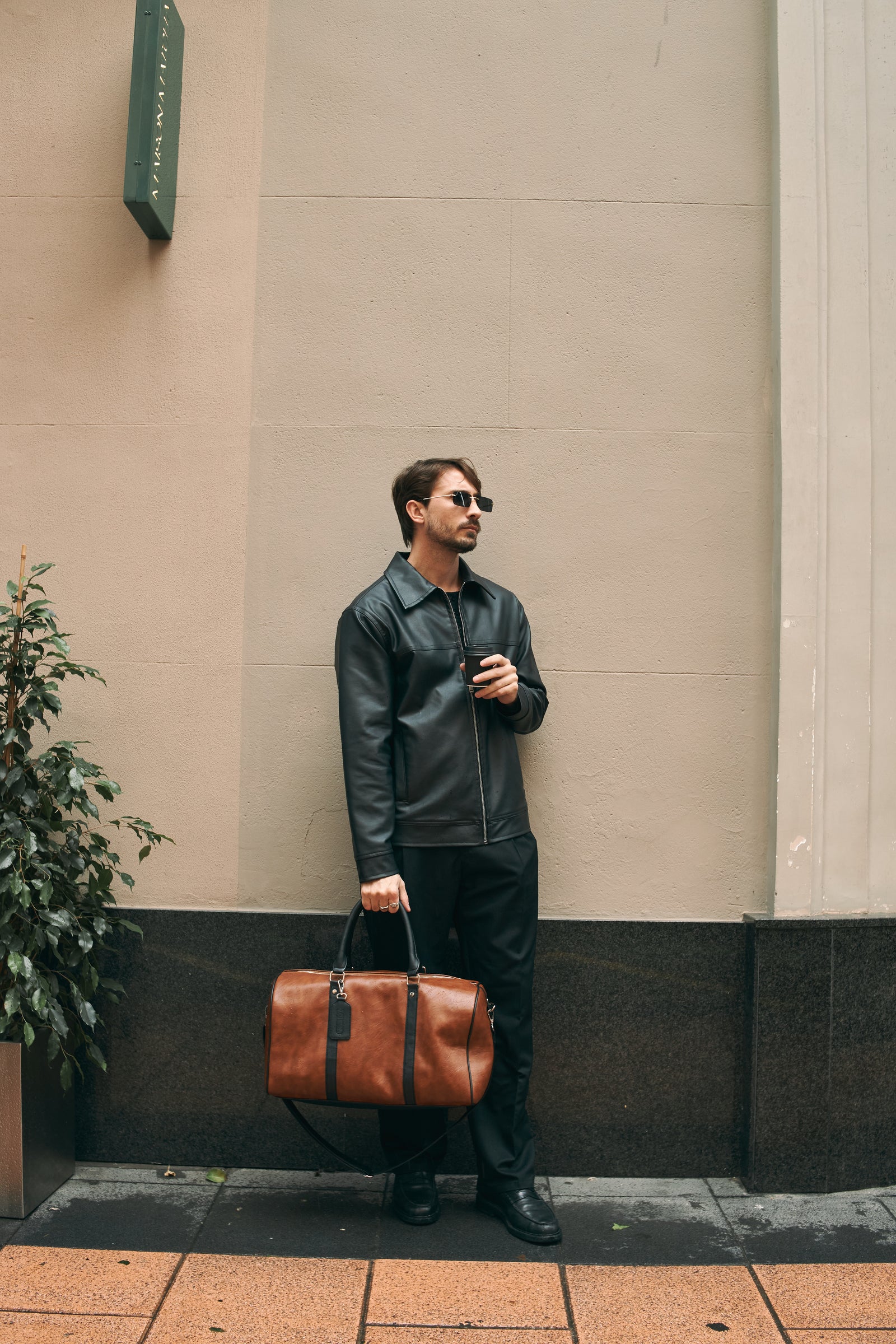 TAILORED PANTS - BLACK