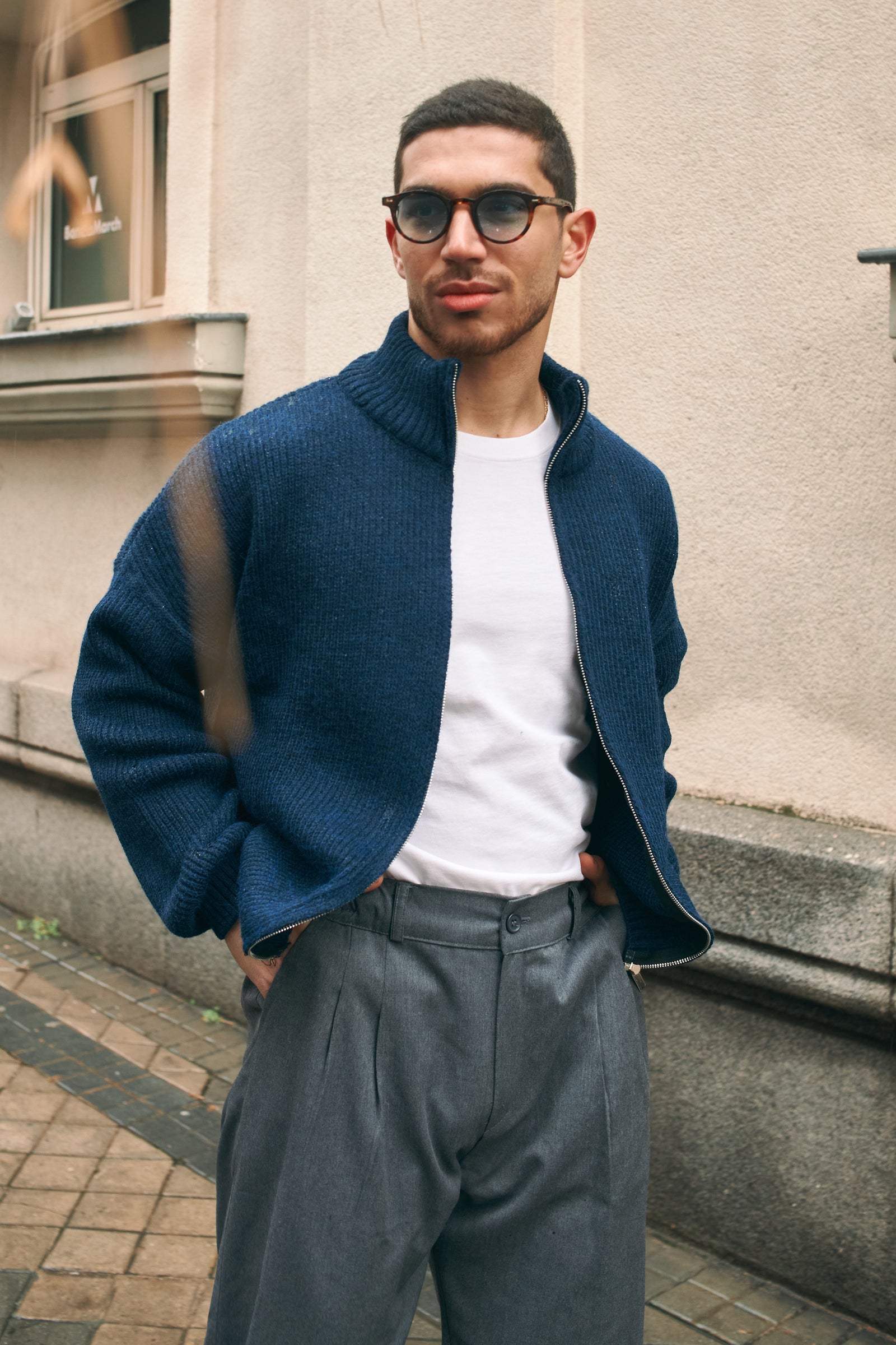 TAILORED PANTS - GREY