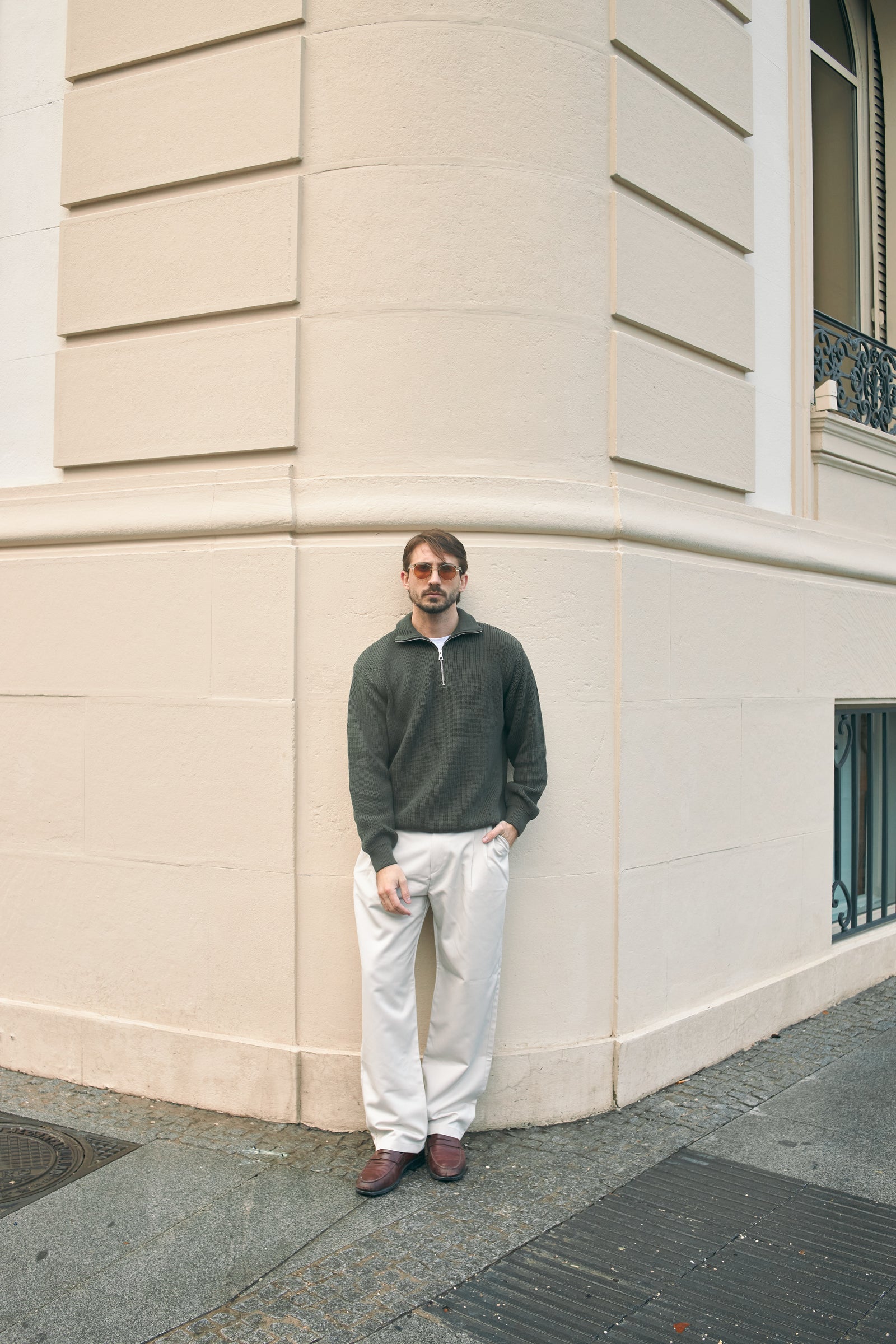 TAILORED PANTS - BEIGE