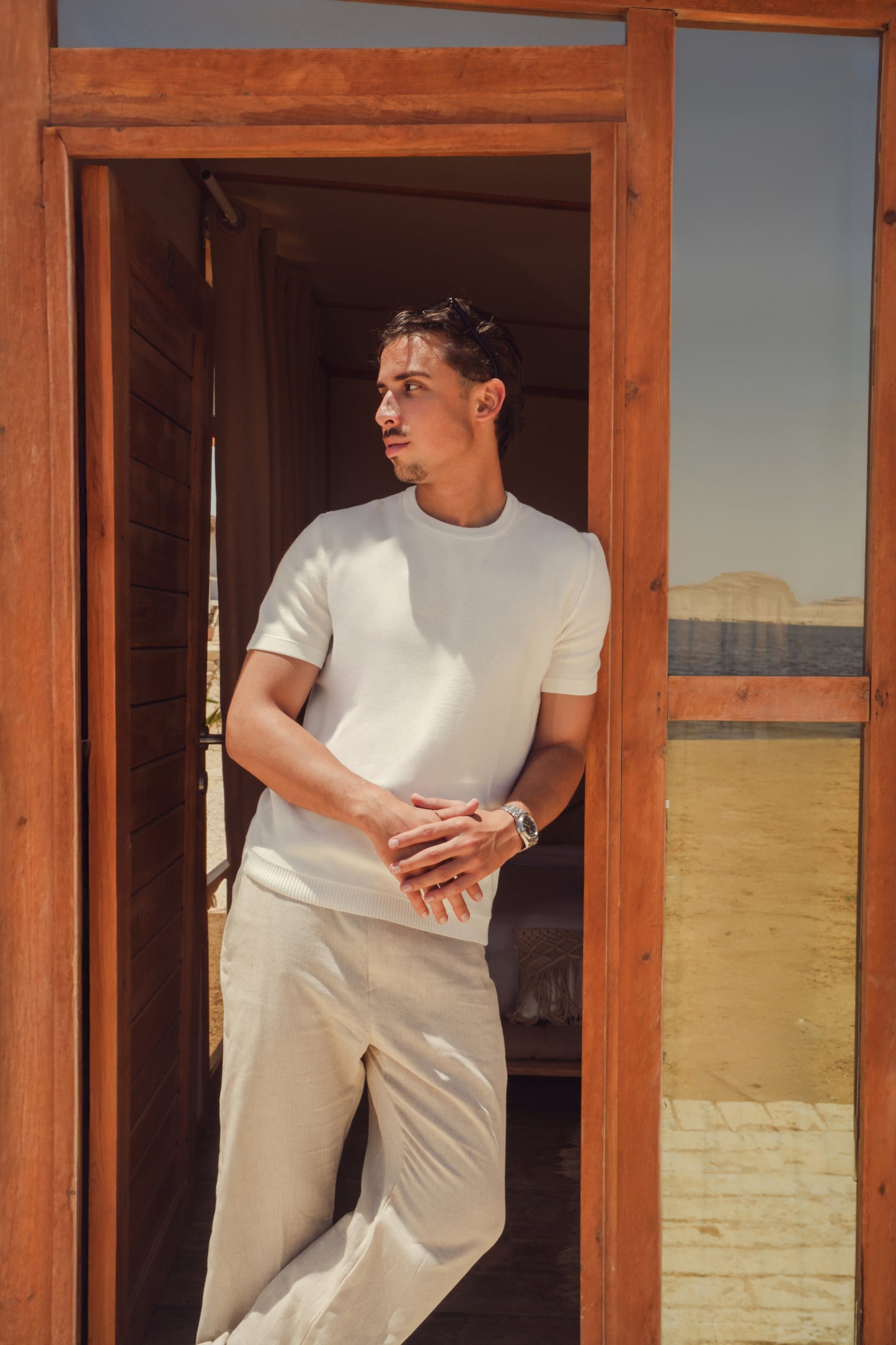 LINEN PANTS - BEIGE