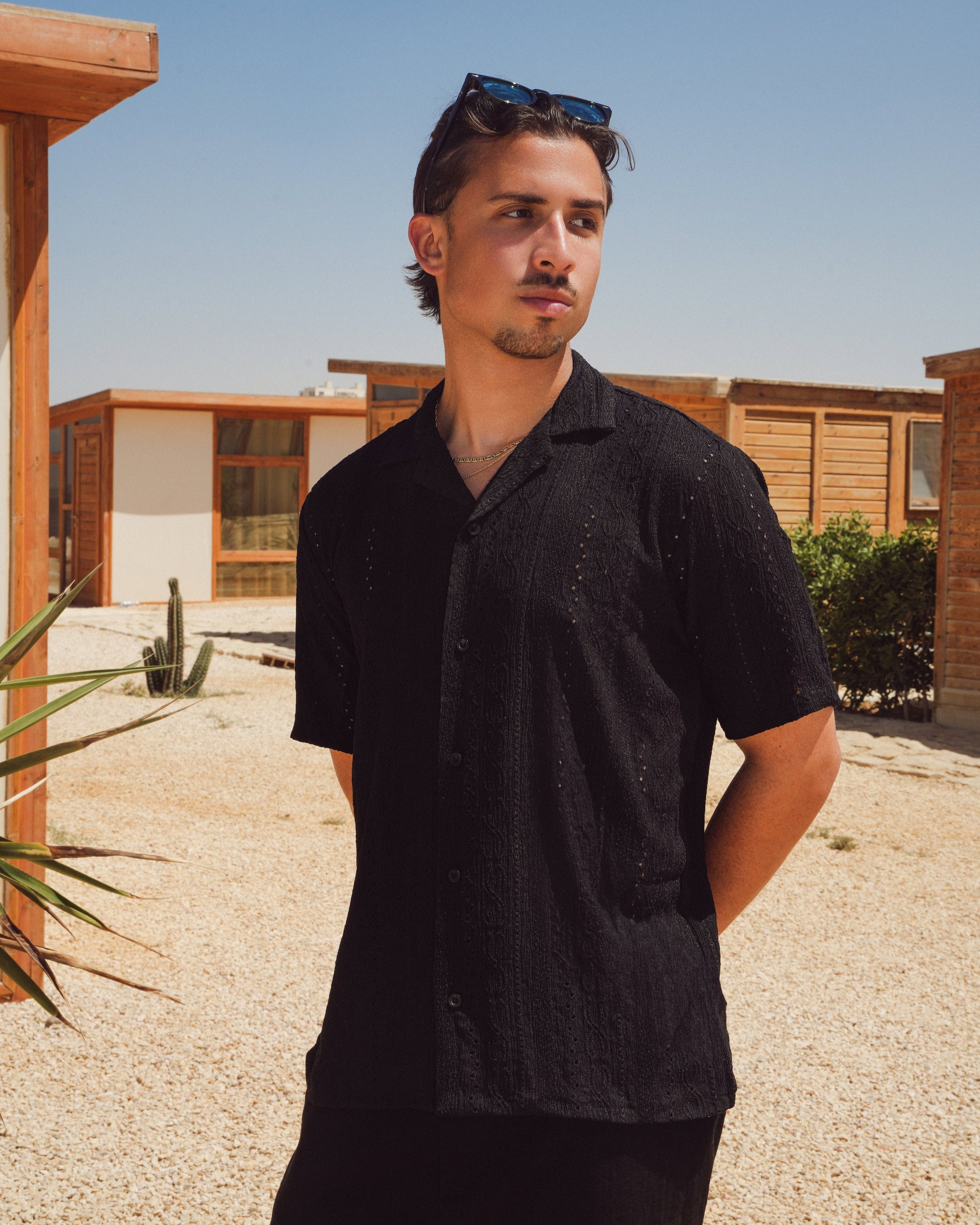 THE AMALFI SHIRT - BLACK