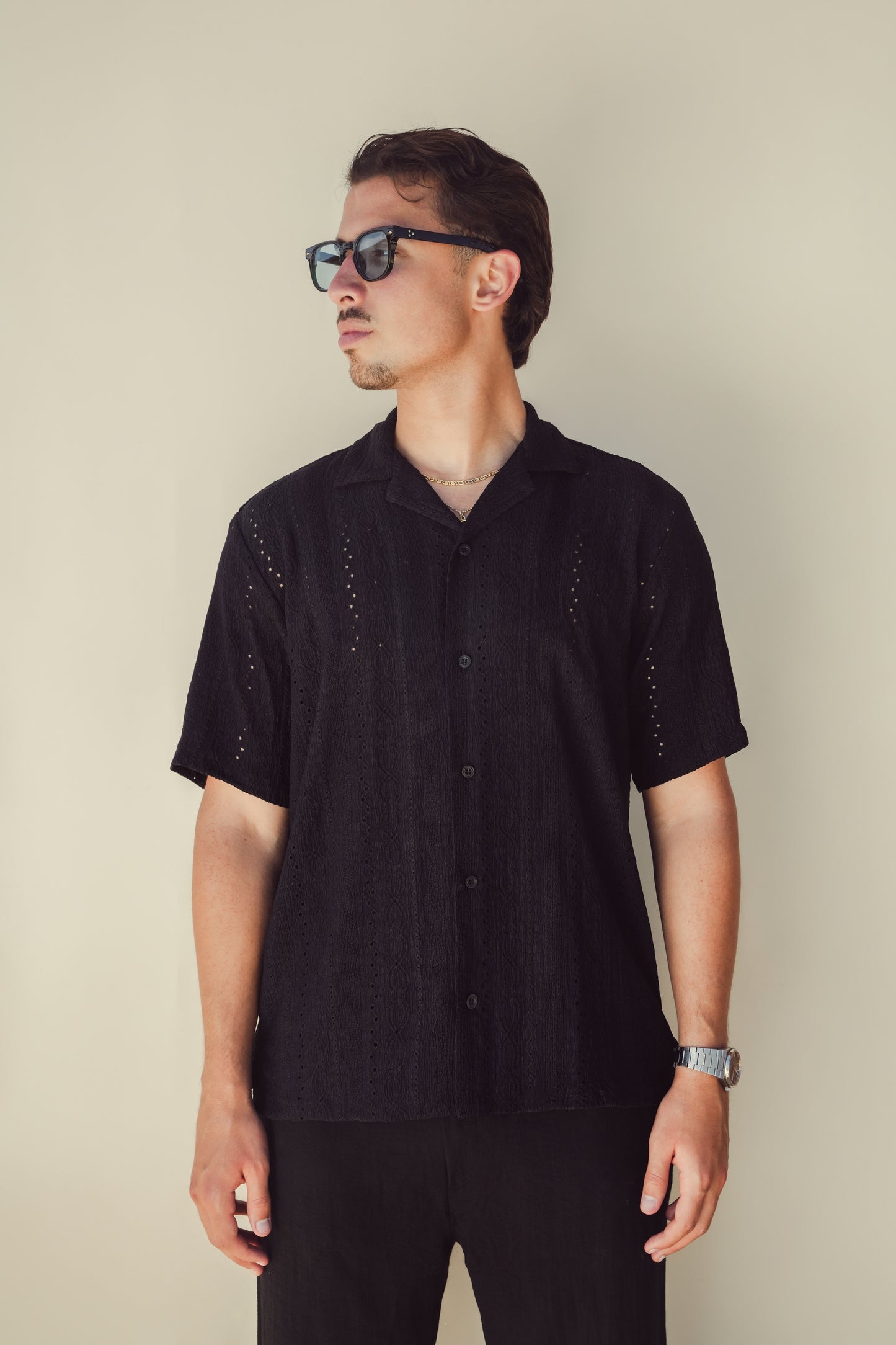 THE AMALFI SHIRT - BLACK