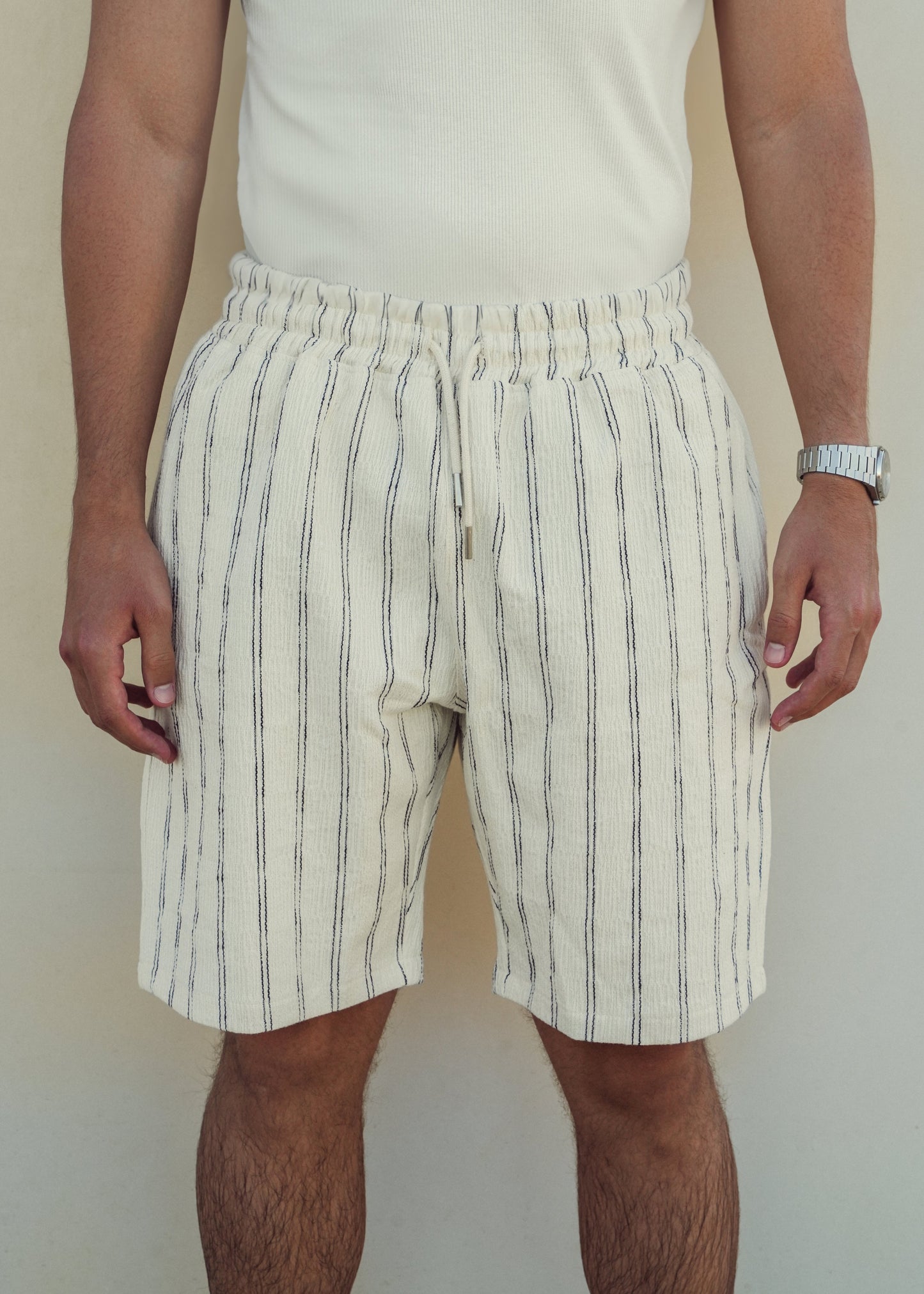 THE RIVIERA STRIPED SHORTS