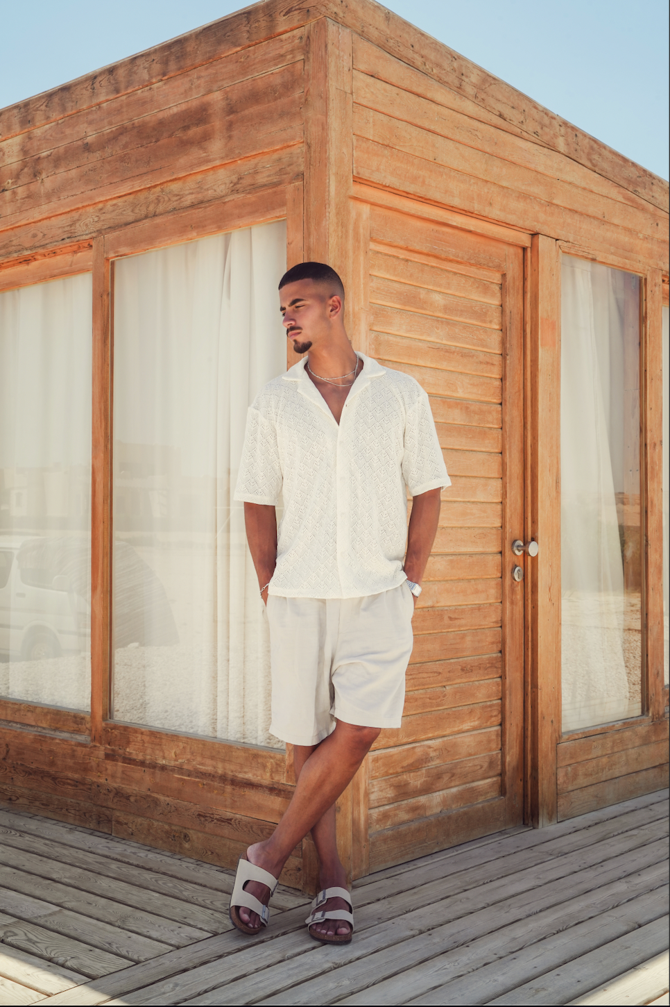 THE CROCHET SHIRT - WHITE