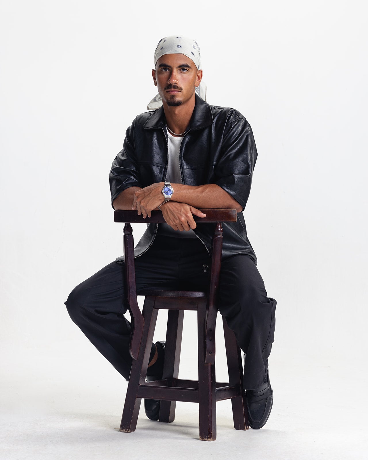 LIGHTWEIGHT LEATHER OVERSHIRT