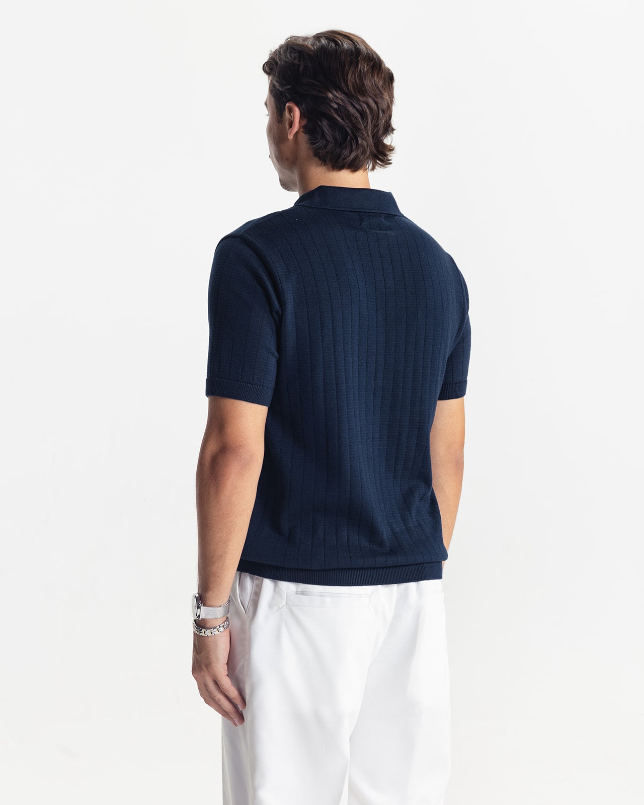 MILANO KNIT POLO - NAVY
