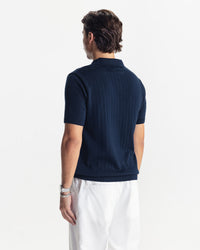 MILANO KNIT POLO - NAVY