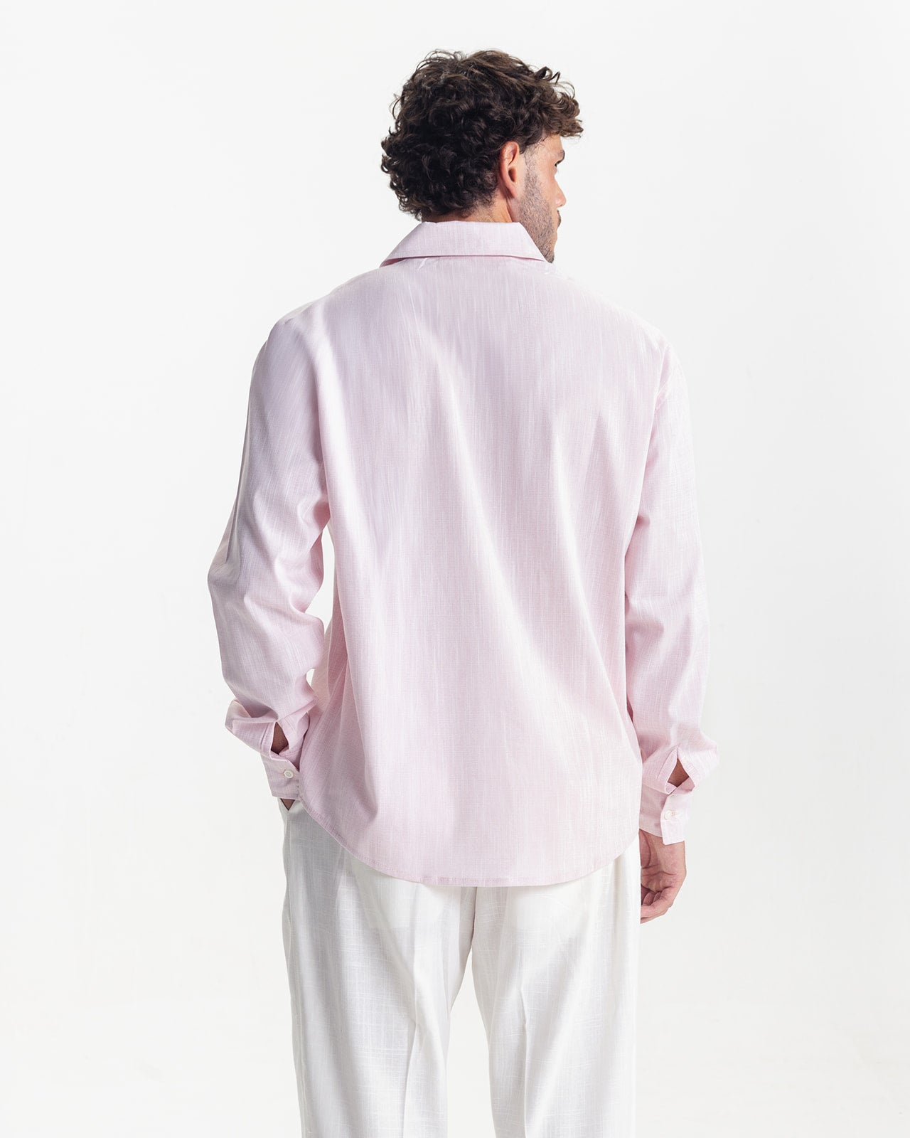 CANNES BUTTONED SHIRT -  PINK