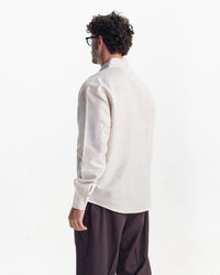 KINGSLEY LINEN SHIRT- CREAM