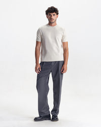 THE INITIAL T-SHIRT - SILVER
