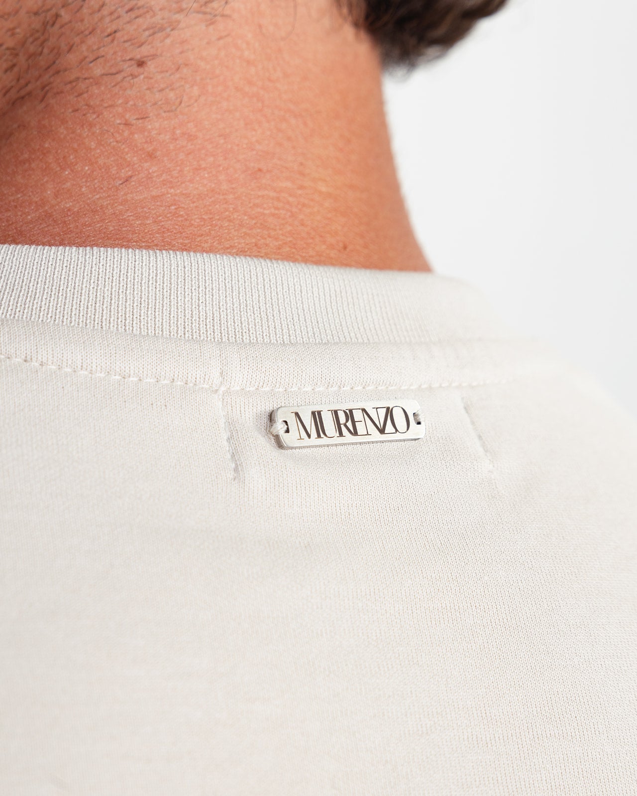 THE INITIAL T-SHIRT - SILVER