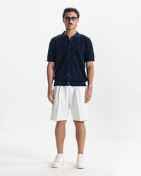 RIVIERA KNIT CARDIGAN - NAVY