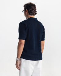 RIVIERA KNIT CARDIGAN - NAVY
