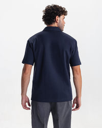 VALMONT ZIP POLO - NAVY