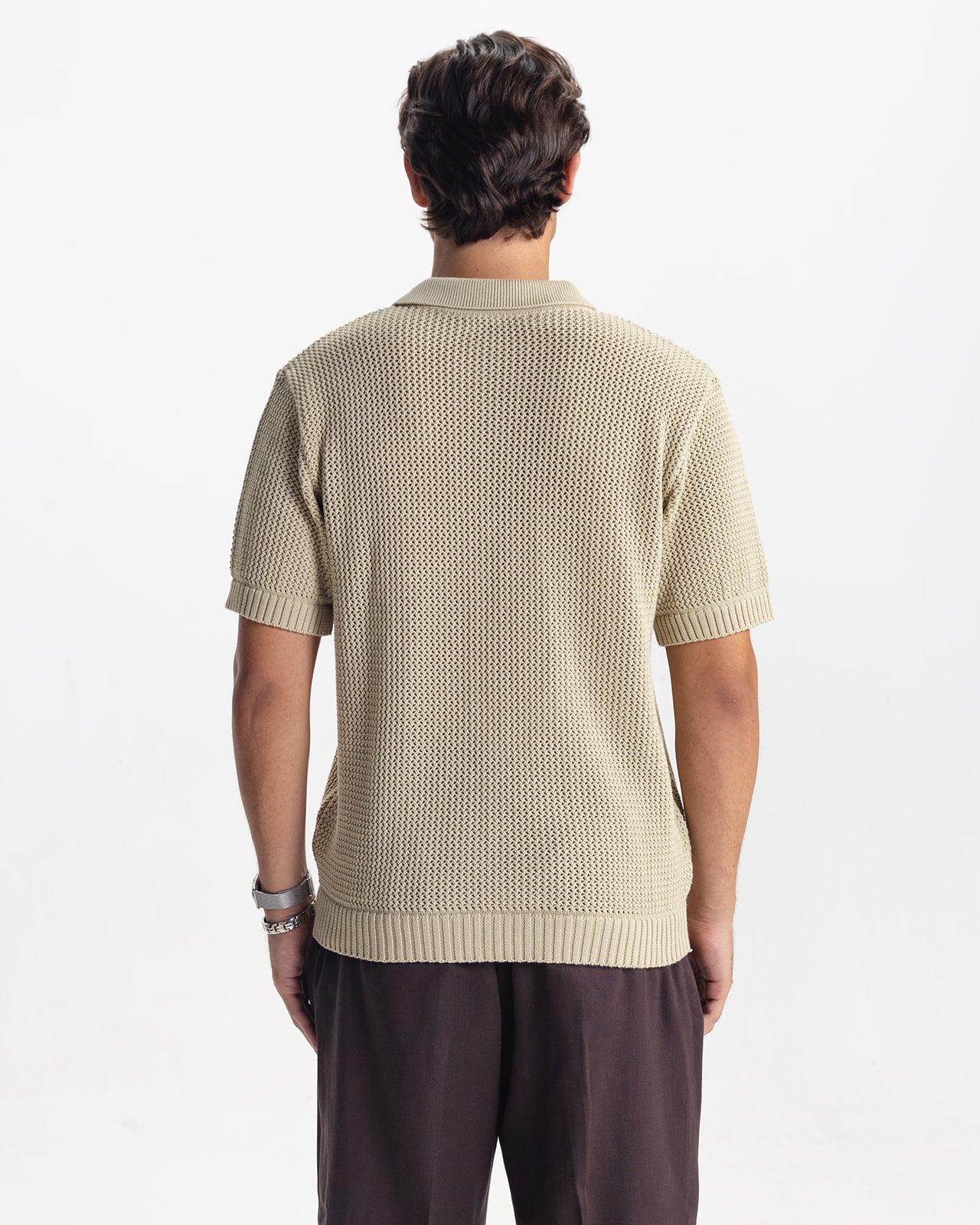 RIVIERA KNIT CARDIGAN - BEIGE