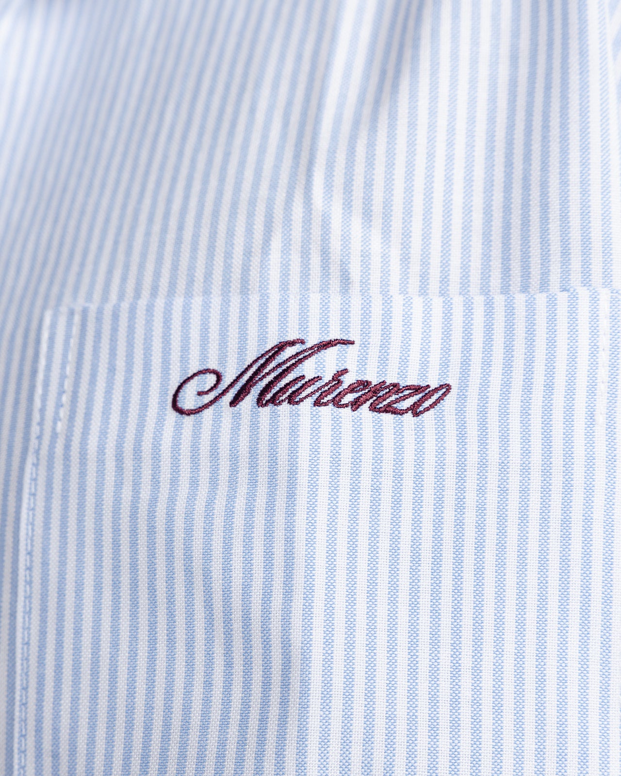 AZURE STRIPED SHIRT - SKY BLUE