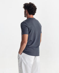 HENLEY TEE - GREY