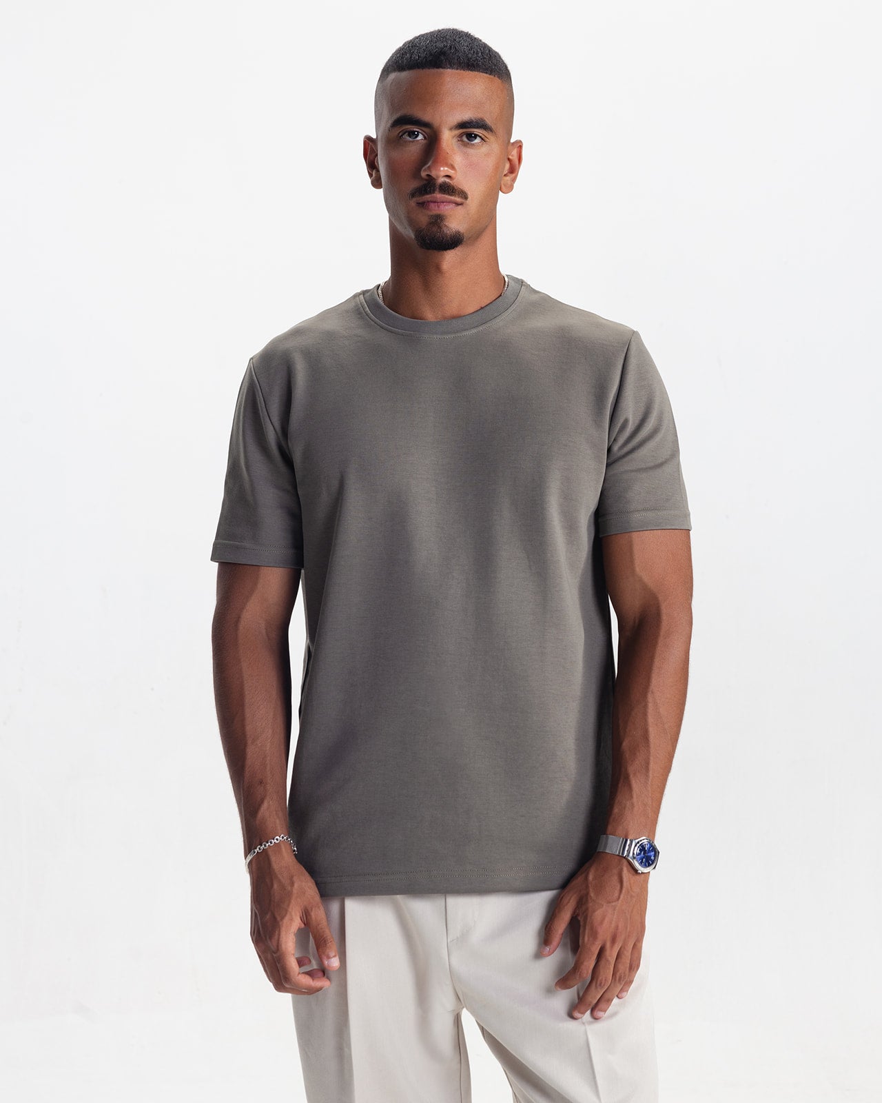 THE INITIAL T-SHIRT - OLIVE