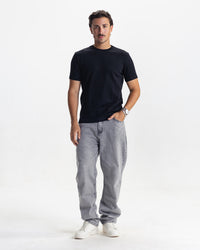 THE INITIAL T-SHIRT - BLACK