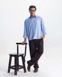 VERONA STRIPED SHIRT - BLUE