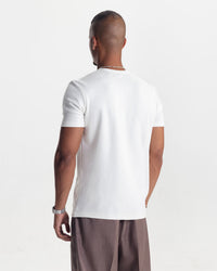 HENLEY TEE - WHITE