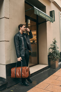 THE ORIGINAL DUFFLE - COGNAC NERO