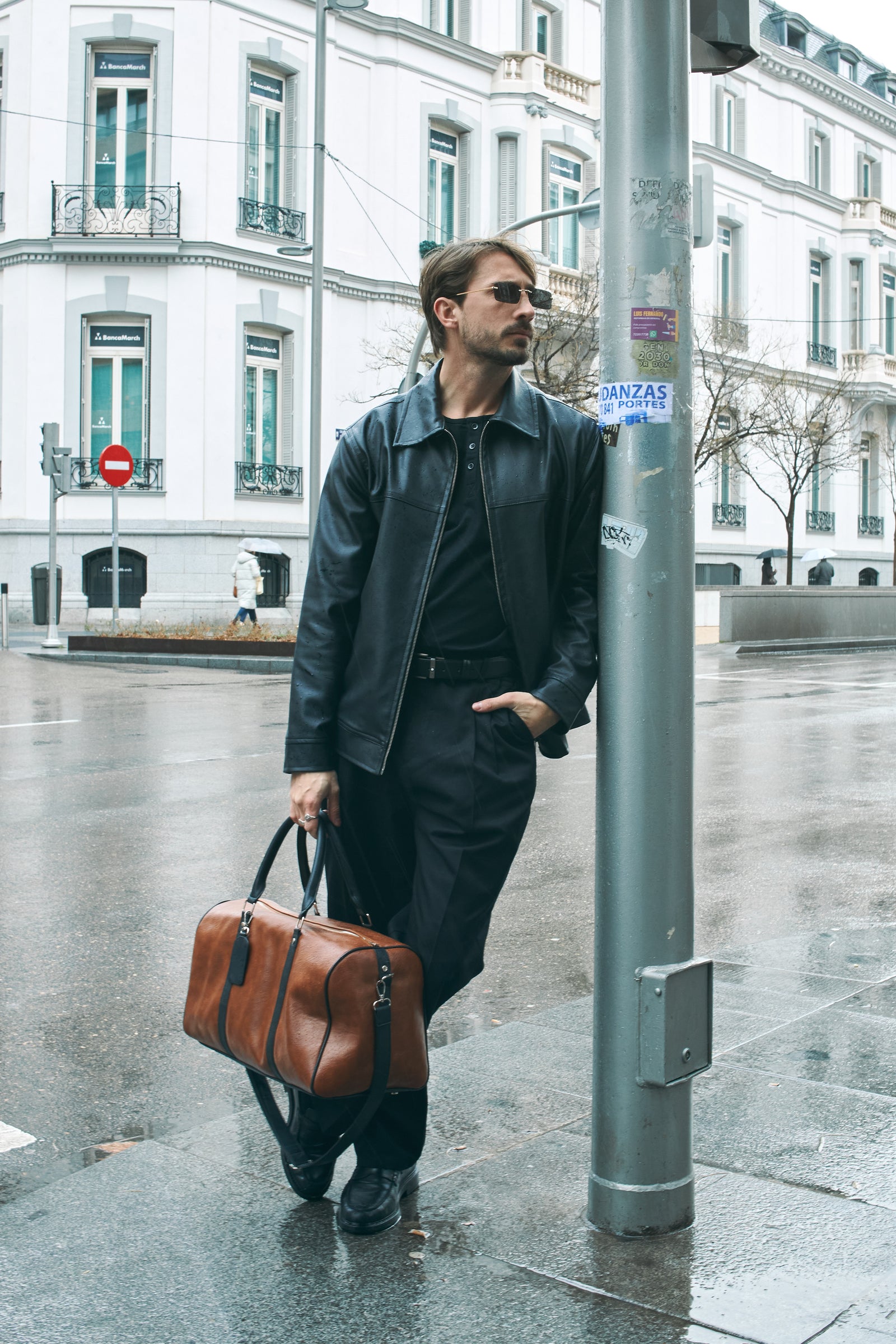 THE ORIGINAL DUFFLE - COGNAC NERO