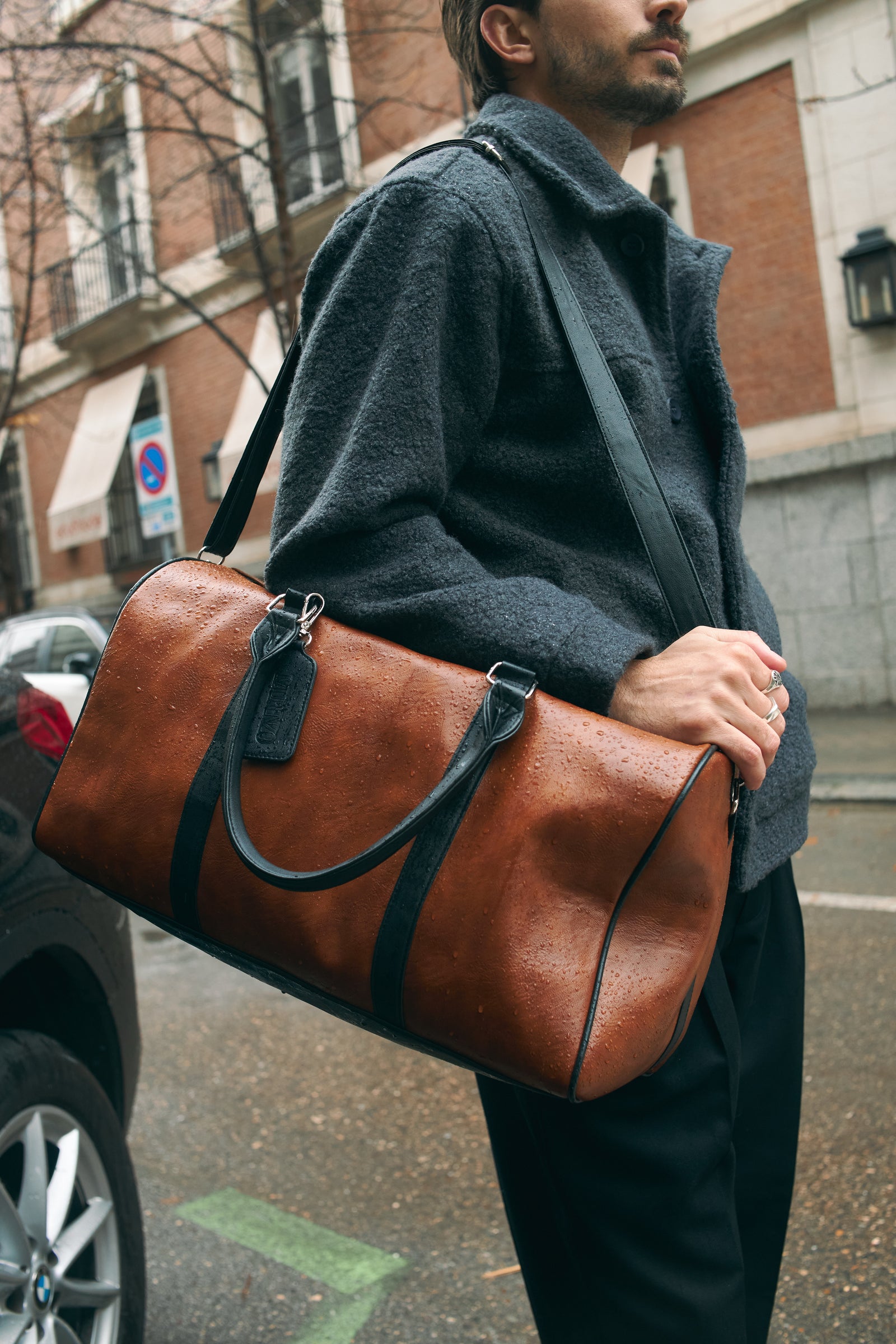 THE ORIGINAL DUFFLE - COGNAC NERO