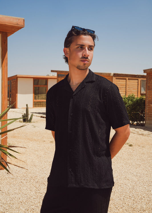 THE AMALFI SHIRT - BLACK
