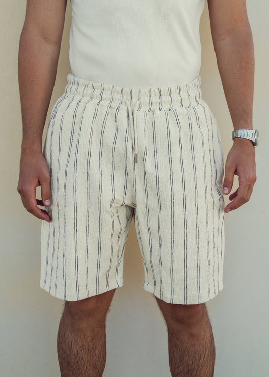 THE RIVIERA STRIPED SHORTS