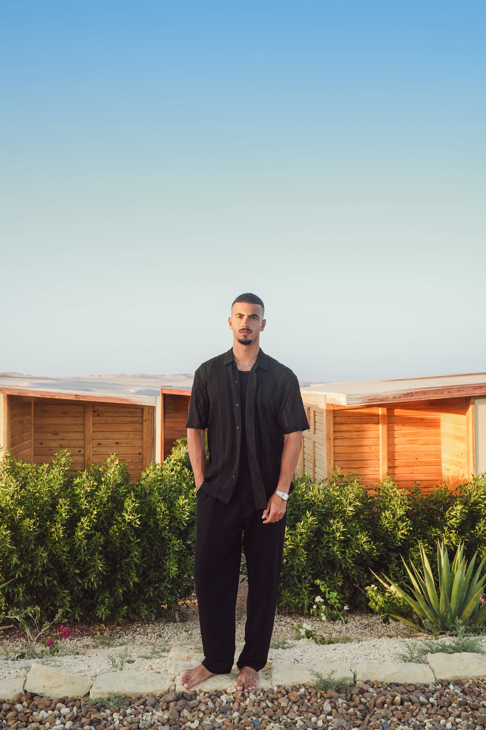 LINEN PANTS - BLACK