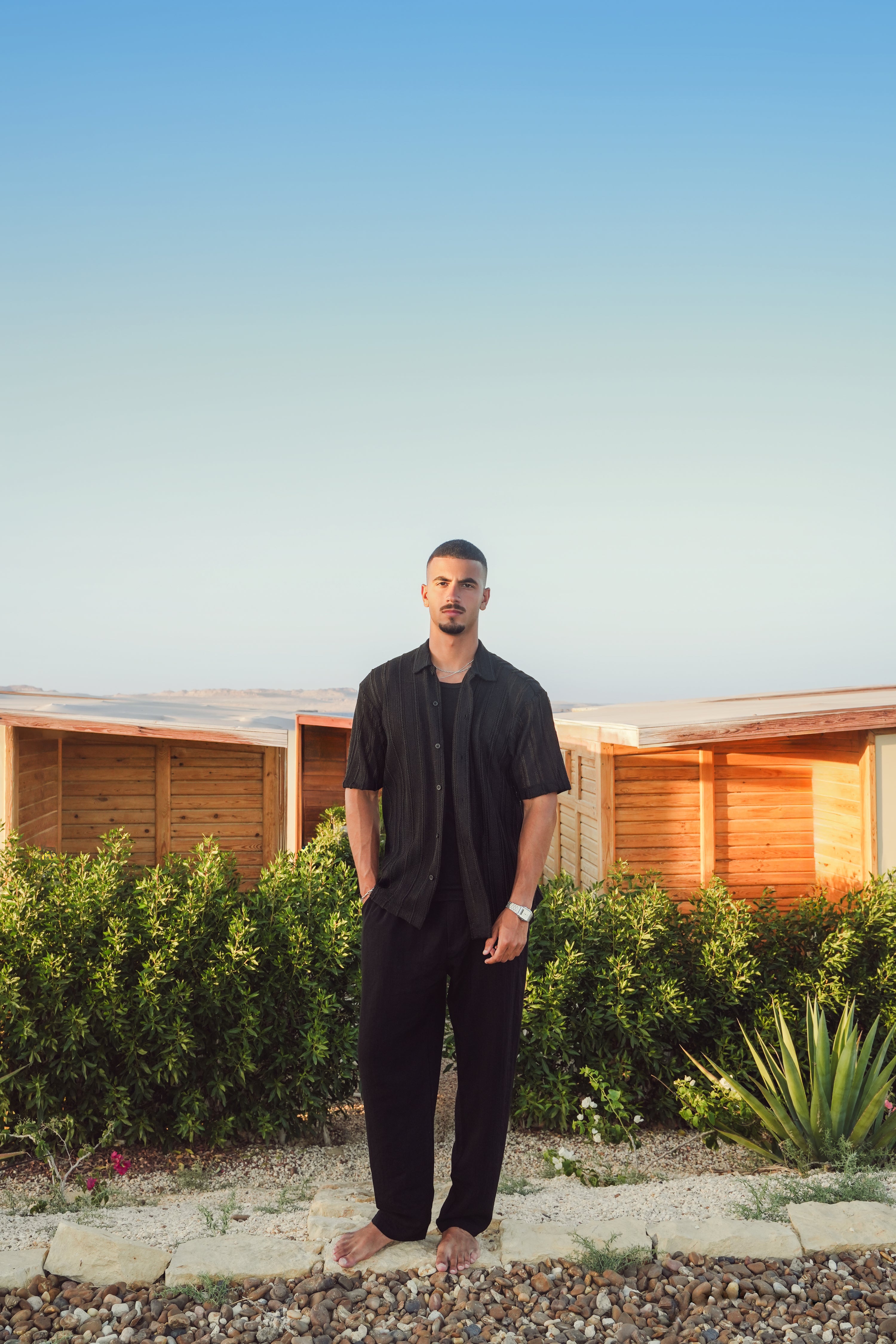 LINEN PANTS - BLACK