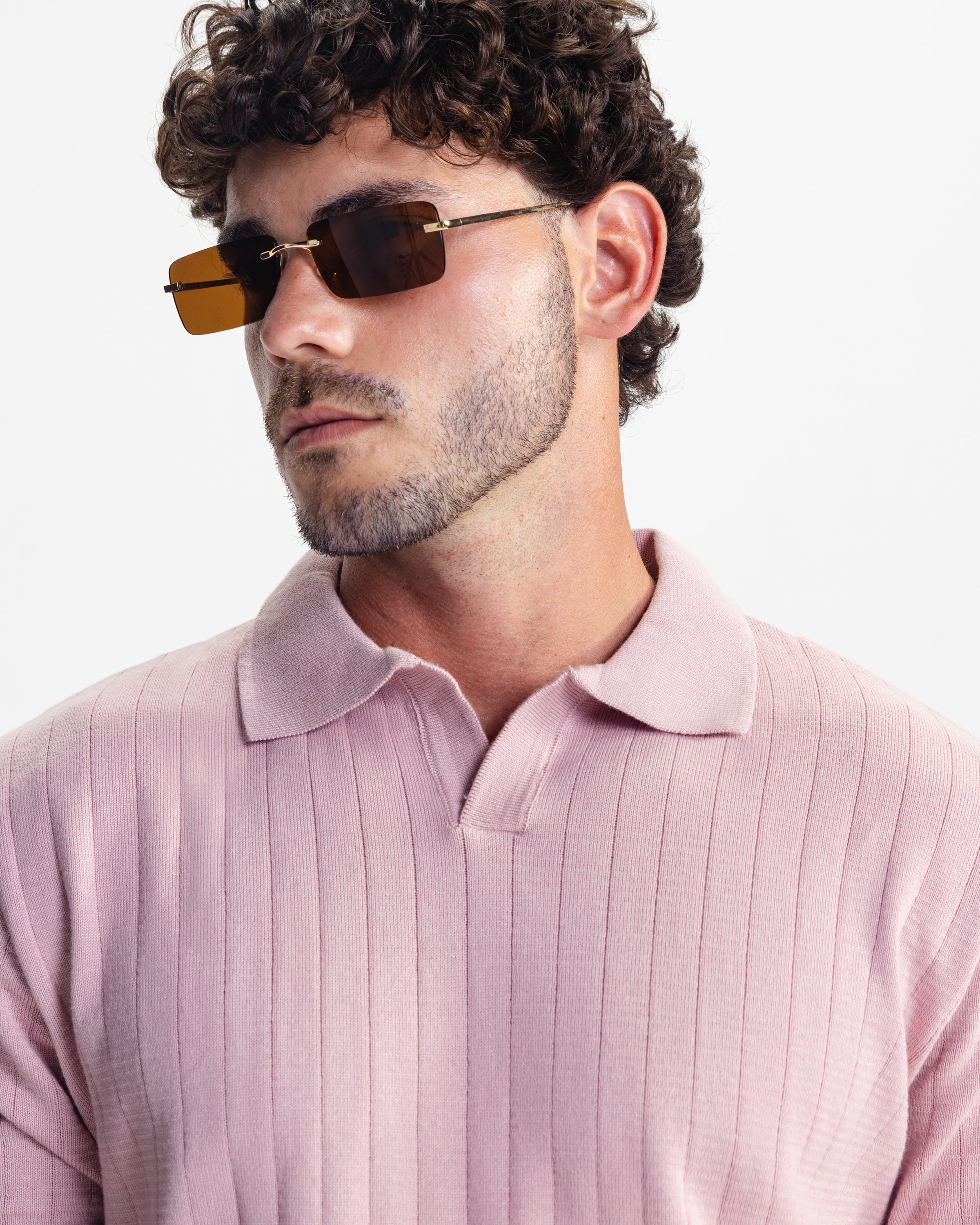 MILANO KNIT POLO - PINK